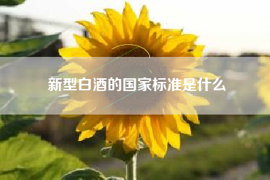 新型白酒的國家標準是什么