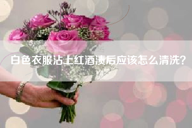 白色衣服沾上紅酒漬后應(yīng)該怎么清洗？