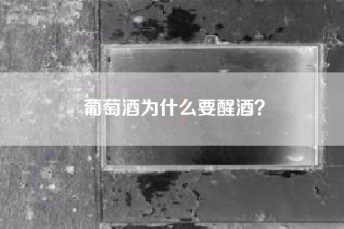 葡萄酒為什么要醒酒？