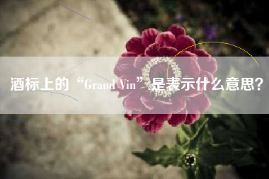 酒標(biāo)上的“Grand Vin”是表示什么意思？